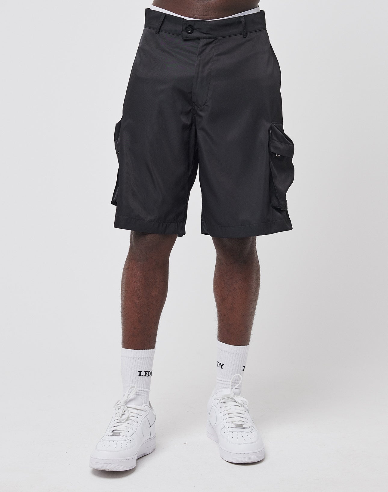 Nylon Cargo Shorts