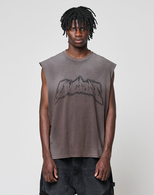 LFDY Flames Muskel Shirt Schwarz Vorne