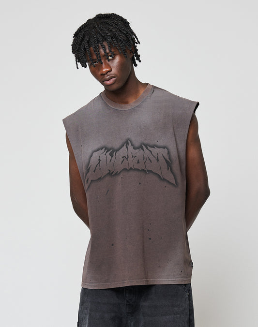 LFDY Flames Muskelshirt Schwarz