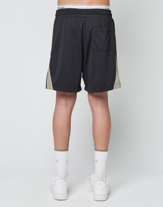 Striped Mesh Shorts