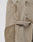 Close-up of Faded Carpenter Pants by LIVE FAST DIE YOUNG, featuring a baggy tan fit with diagonal front pocket, rivet, visible stitching, and thigh tool loop. The worn fabric adds to their rugged carpenter style.