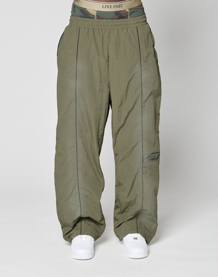 LFDY Waxed Nylon Trackpants
