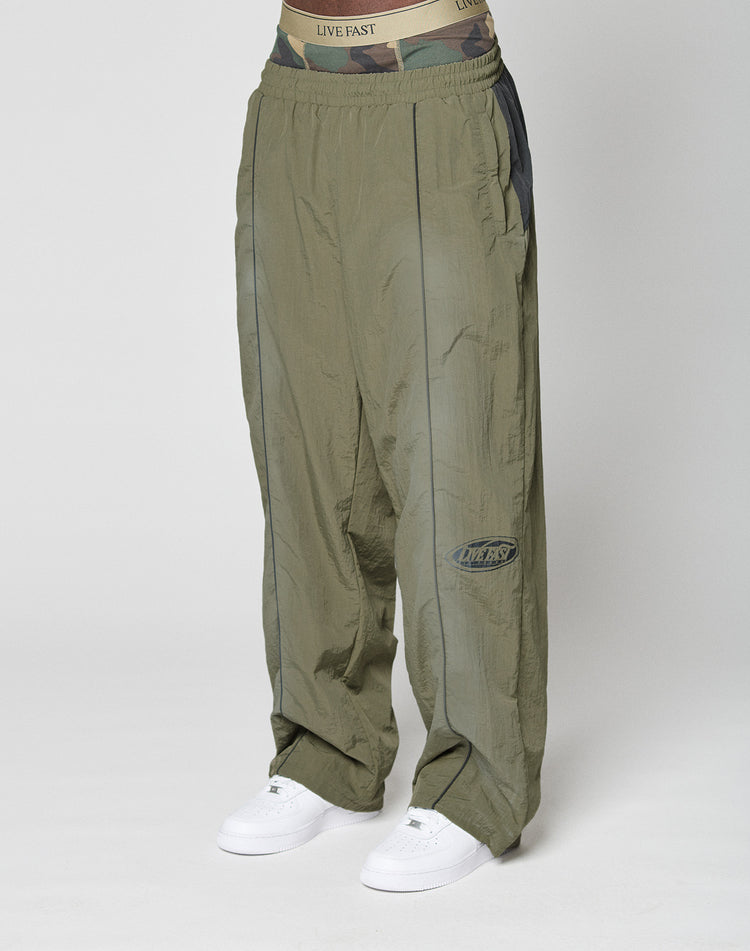 LFDY Waxed Nylon Trackpants