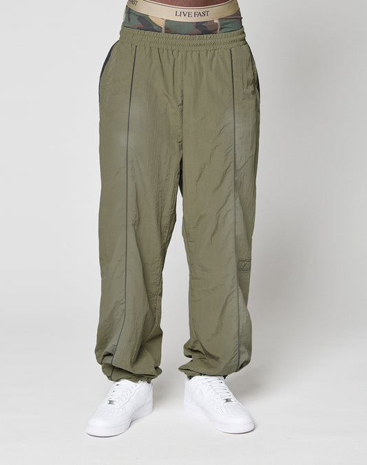LFDY Waxed Nylon Trackpants