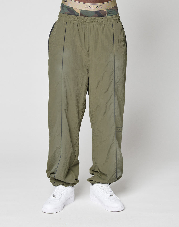 LFDY Waxed Nylon Trackpants