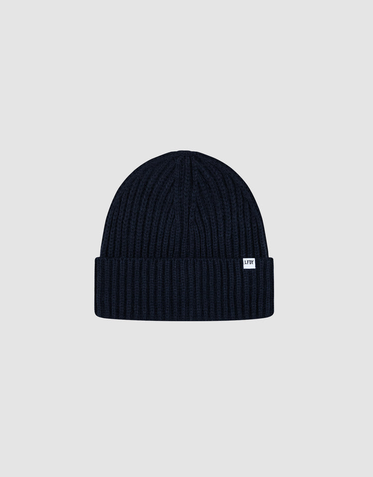 Rib Knit Beanie