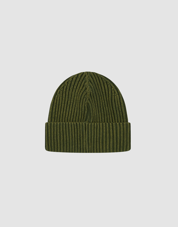 Washed Rib Knit BeanieÂ 