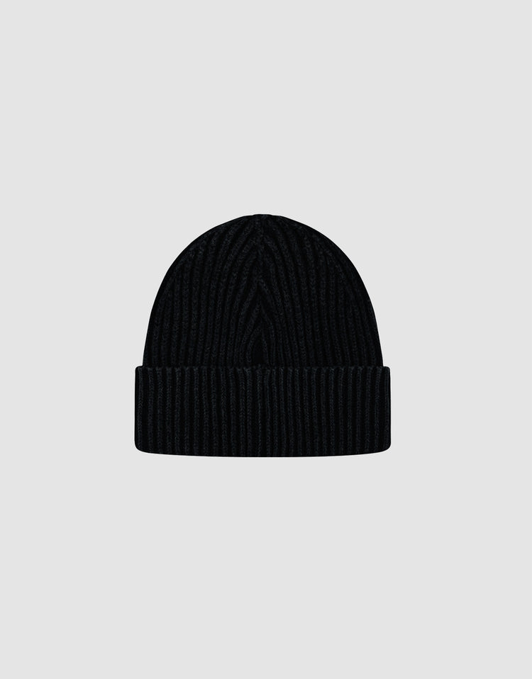 Washed Rib Knit Beanie
