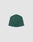 The LIVE FAST DIE YOUNG Live Fast Performance Beanie is a plain, dark green, dome-shaped fitted beanie with a center seam, shown on a light gray background.
