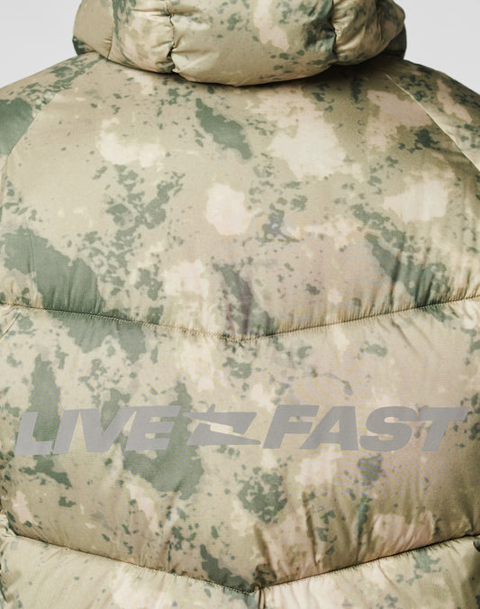 Live Fast Puffer Jacket