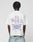 LFDY We Walked Tee Weiß mit Grau rotem Backprint