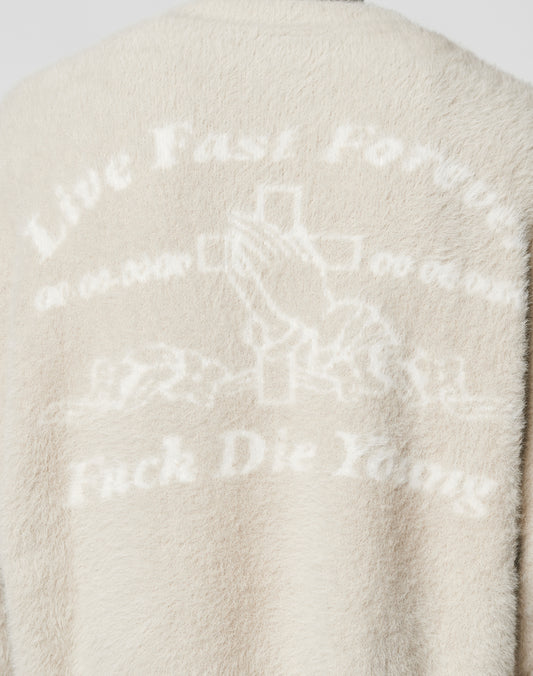 LFDY Praying Fuzzy Sweater