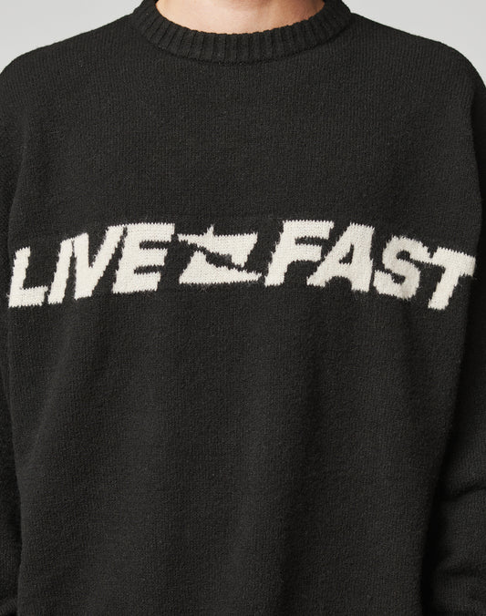 Live Fast Boucle Sweater