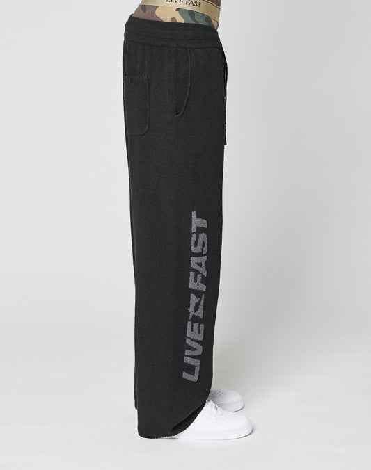 Live Fast Boucle Pants