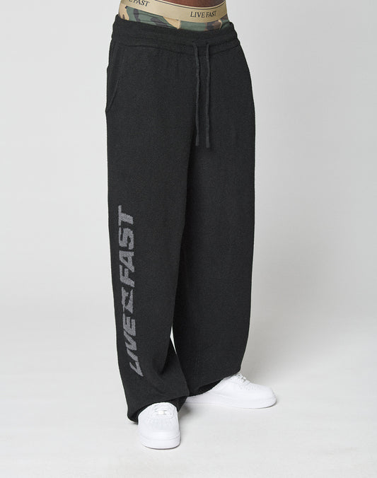 Live Fast Boucle Pants
