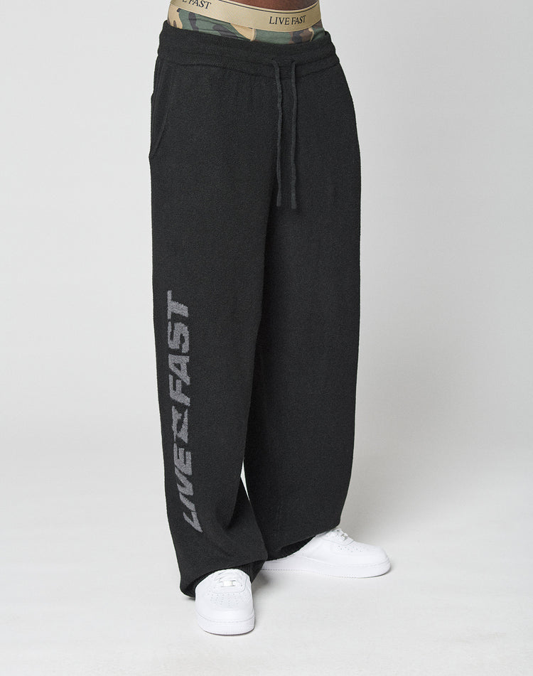 Live Fast Boucle Pants