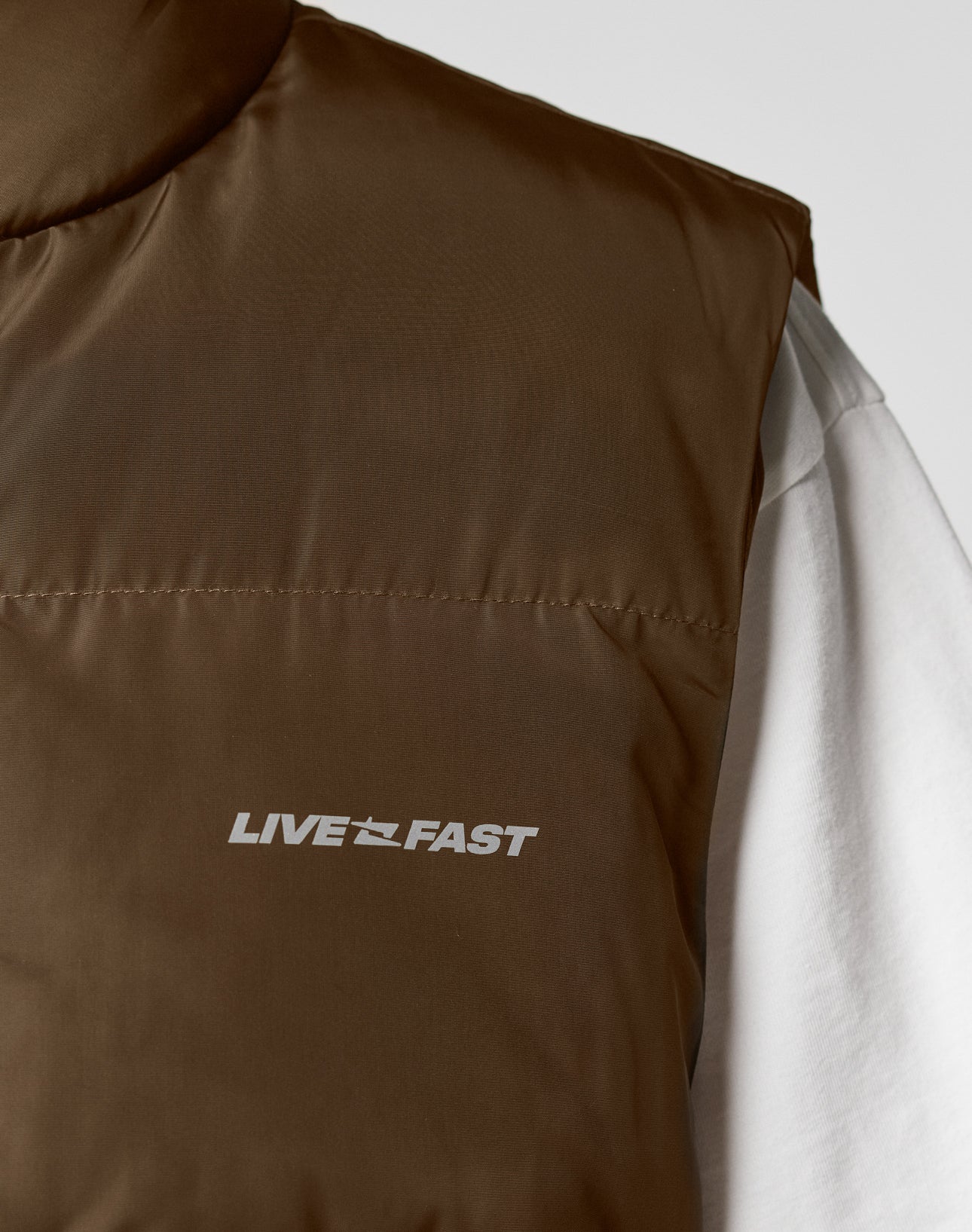 Live Fast Cropped Vest