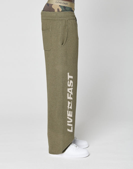 Live Fast Boucle Pants