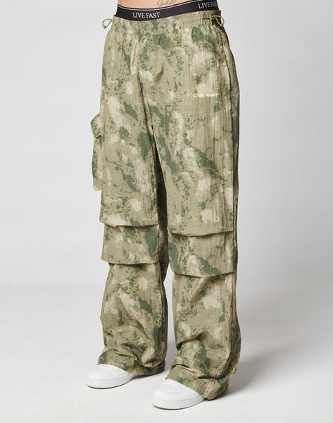 【oan】Hide Camo Nylon Pants Live Fast Nylon Pants Camo – Buy online now – LIVE FAST DIE