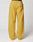 The Live Fast Sweatsuit Jogger by LIVE FAST DIE YOUNG is a loose-fitting mustard yellow sweatpant with an oversize fit, single back pocket, elastic waistband, and black label. Made from soft cotton. Shown from the back on a plain white background.