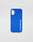 A bright blue Basic Phone Case by LIVE FAST DIE YOUNG, with LiveFastDieYoung in white text along the right side and a Logo Print, displayed on a plain light gray background.