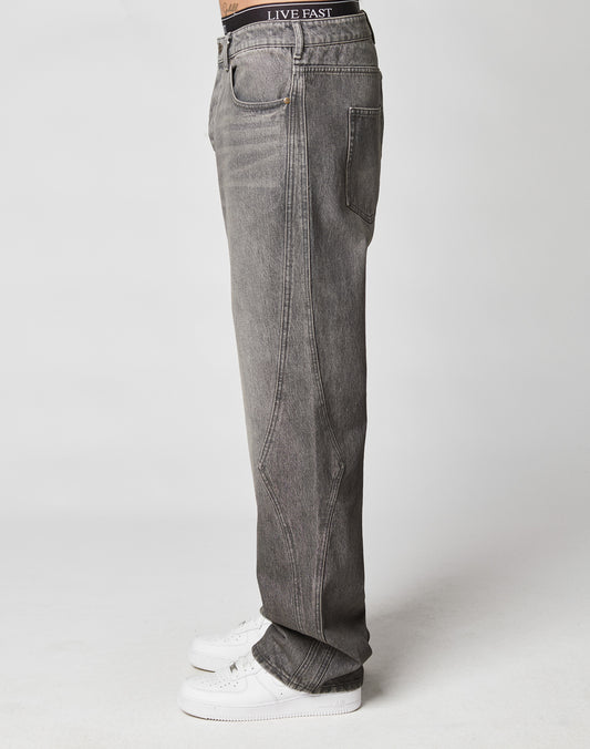 Rhomb Wide Denim