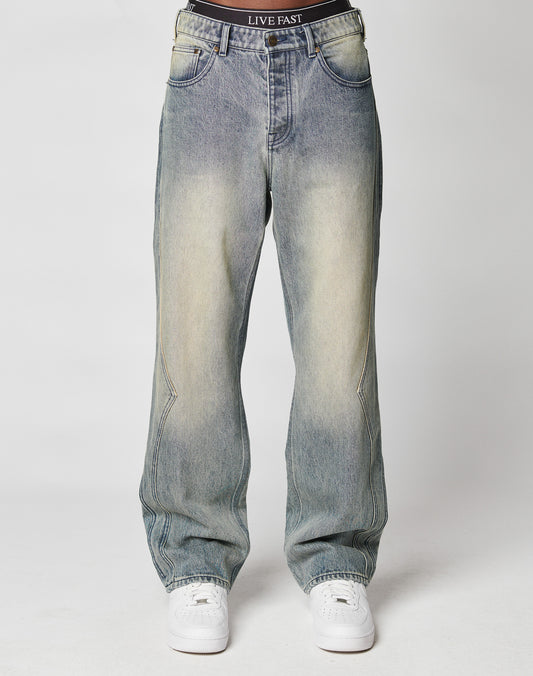 Rhomb Wide Denim