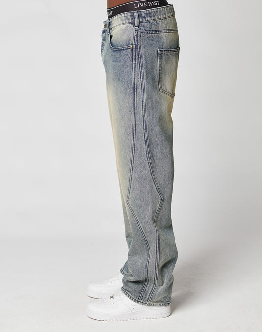 Rhomb Wide Denim