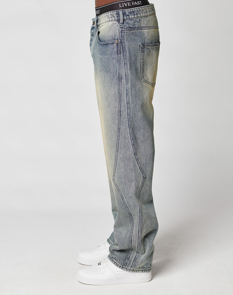 Rhomb Wide Denim