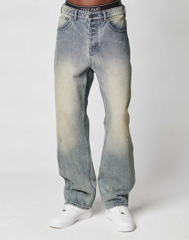 Rhomb Wide Denim