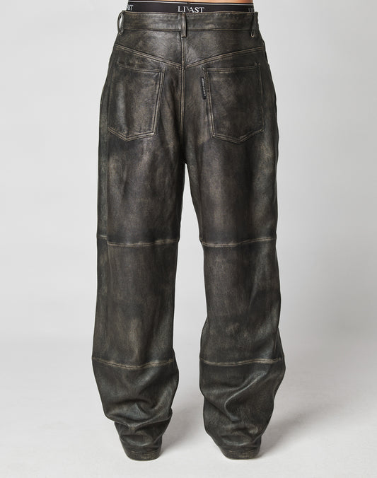 Baggy Leather Pants