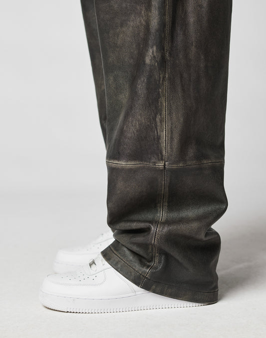 Baggy Leather Pants