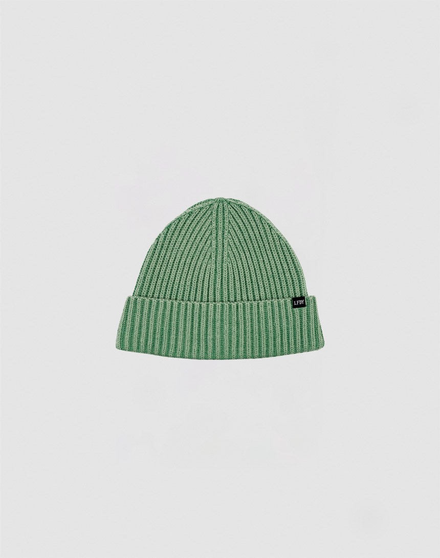 Washed Rib Knit Beanie