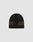 The Live Fast Jacquard Beanie by LIVE FAST DIE YOUNG is a black Polyacryl beanie with orange outlined, partially visible Strick logo (ST left, LIV right), shown on a light gray background. Style code: LF2503-17393.