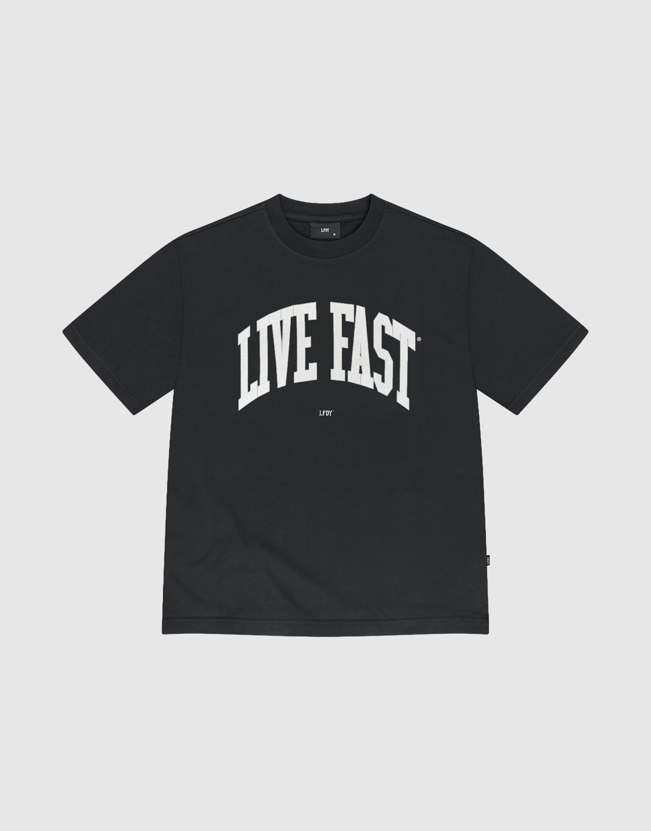 Live Fast College Tee – LIVE FAST DIE YOUNG