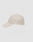 The LIVE FAST DIE YOUNG Basic Cap is a plain, light beige baseball cap made from cotton and polyester, shown from the side on a white background. It features an adjustable Velcro closure for a comfortable fit.