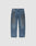 The LIVE FAST DIE YOUNG LFDY Tire Tracks Denim jeans feature a straight-leg cut, faded tire track pattern on the front thighs, classic five-pocket design, and are crafted from 100% Baumwolle for lasting comfort.