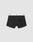 LIVE FAST DIE YOUNG Live Fast Trunks (2 Pack): Black regular-fit boxer briefs with a white waistband featuring LIVE FAST in black text, shown on a light gray background.