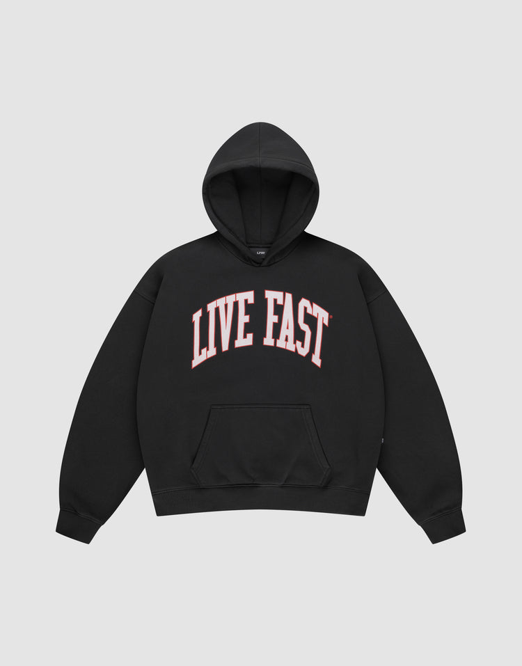 Live Fast College Hooded