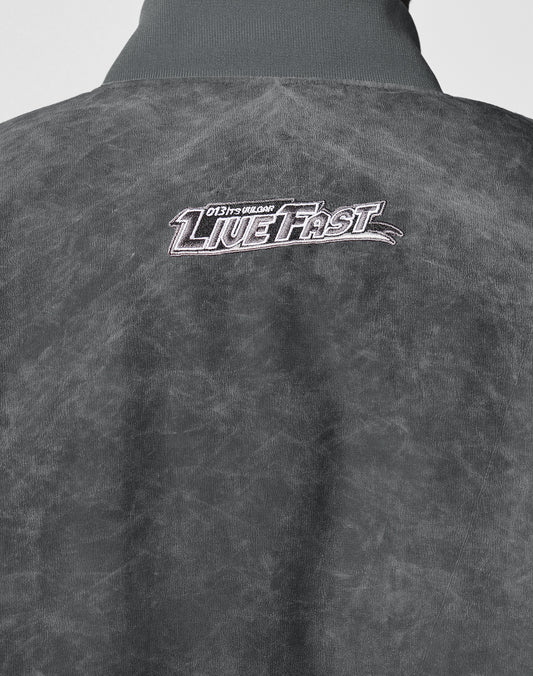 Washed Bomber Jacket