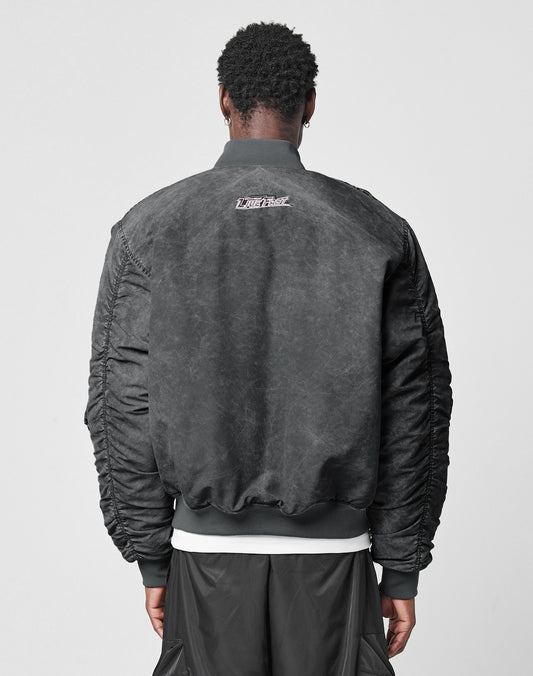 Washed Bomber Jacket