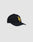 The LFDY Snapback by LIVE FAST DIE YOUNG is a black cap with a curved brim, green underbill, bold yellow LF embroidery on the front, and a snap closure, shown on a plain light grey background.