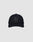 The LFDY Snapback by LIVE FAST DIE YOUNG is a black cap with a curved brim and grey underside, featuring large raised black LF initials on the front, a small white Multi-Logo-Stick on the left, and a practical snap closure.