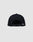 The LFDY Snapback by LIVE FAST DIE YOUNG is shown from the back with a black Snapverschluss, two small white Multi-Logo-Stick embroideries on the sides, and a gray Schirmunterseite. The background is plain light gray.