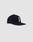 A black LF Rhinestone Cap by LIVE FAST DIE YOUNG with a flat brim and white TLC logo on the front, shown against a plain light gray background.
