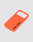 The LFDY Phone Case by LIVE FAST DIE YOUNG is a bright orange TPU MagSafe-compatible case featuring "LIVE FAST" in bold black letters on the lower right, shown against a plain light gray background.