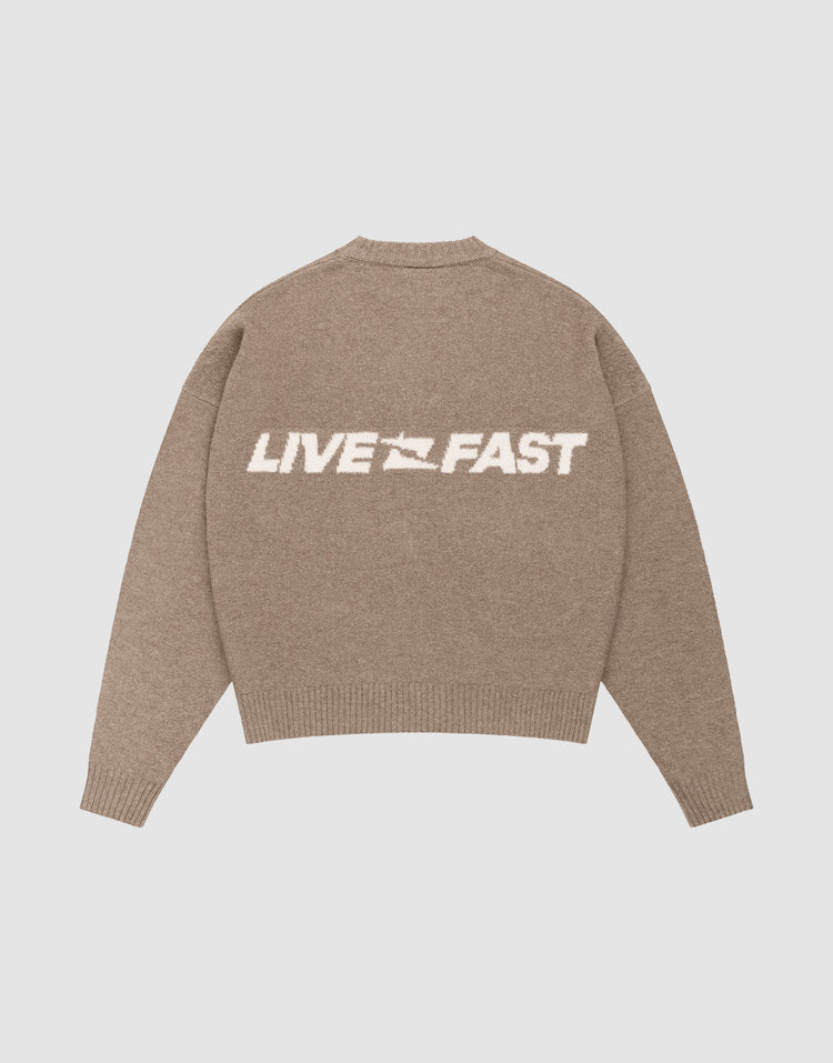 Live Fast Boucle Sweater