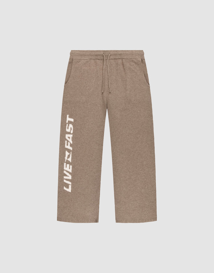 LIVE FAST BOUCLE PANTS