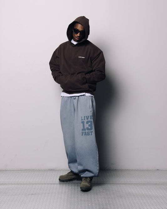 Live Fast Plain Hooded