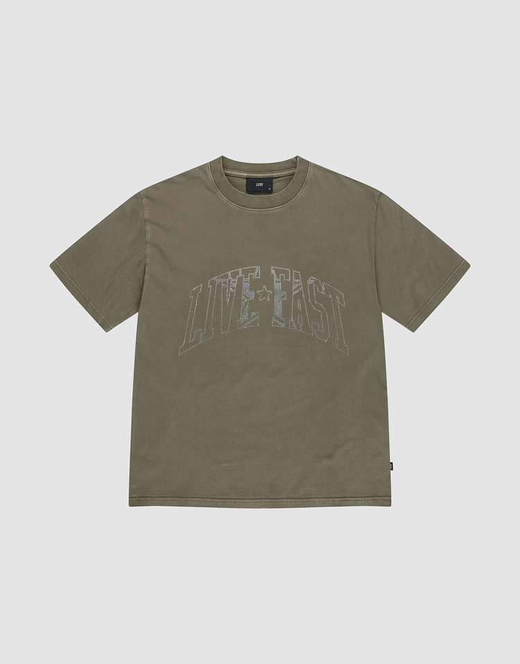 Live Fast Rhinestone Tee
